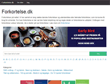 Tablet Screenshot of forkortelse.dk